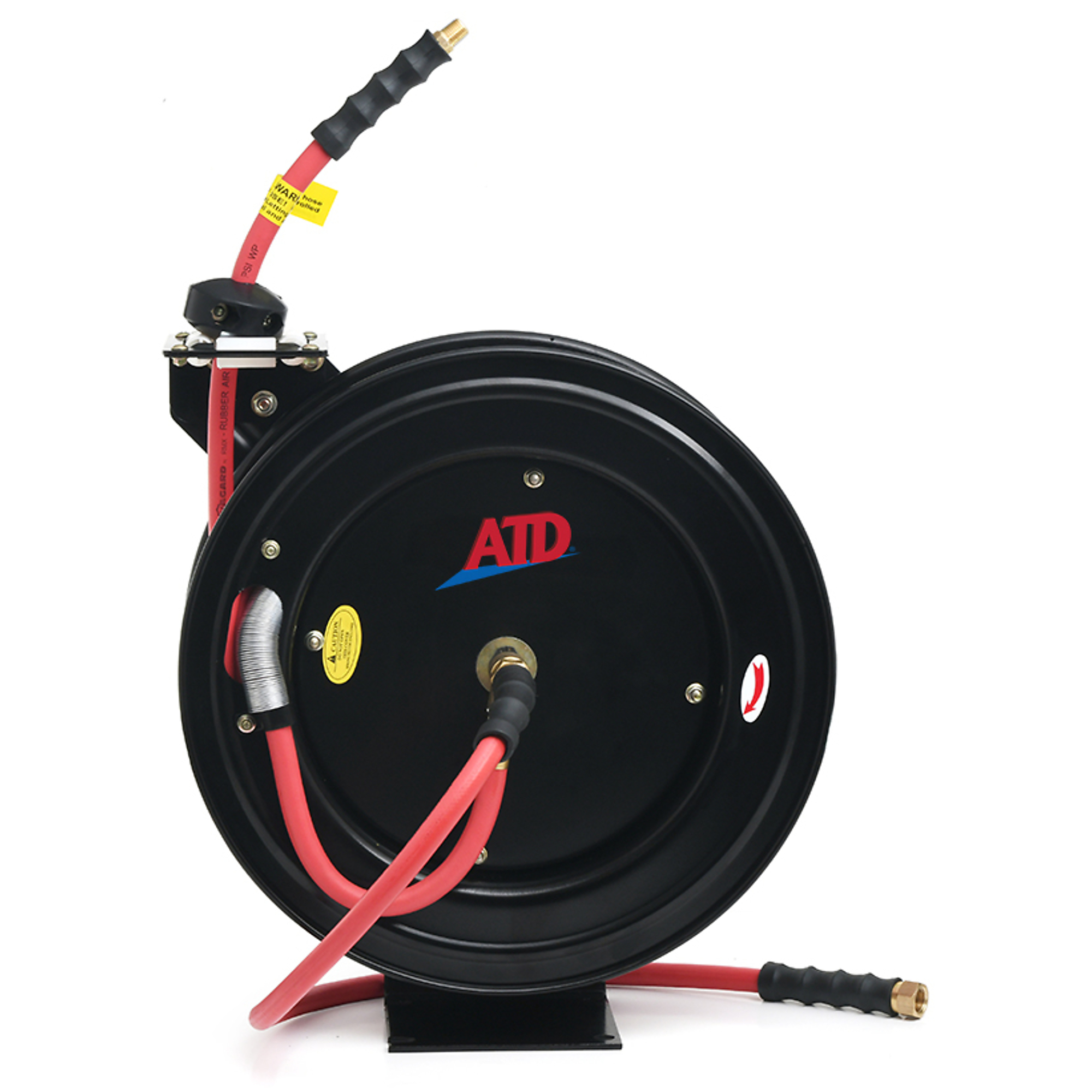 ATD HOSE REEL AIR 3/8" X 50' RETRACTABLE W/HOSE, Model# 10199